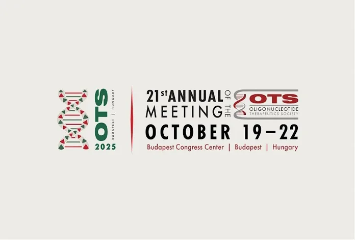 Oligonucleotide-Therapeutics-Society-20250903 The Oligonucleotide Therapeutics Society Announces the 21st Annual Meeting in Budapest, Hungary