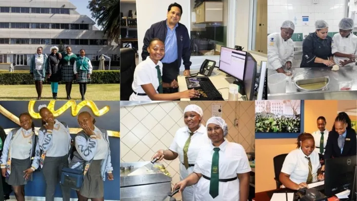 Grade 12 girl learners take inspiration from women in the [Sun International] workplace