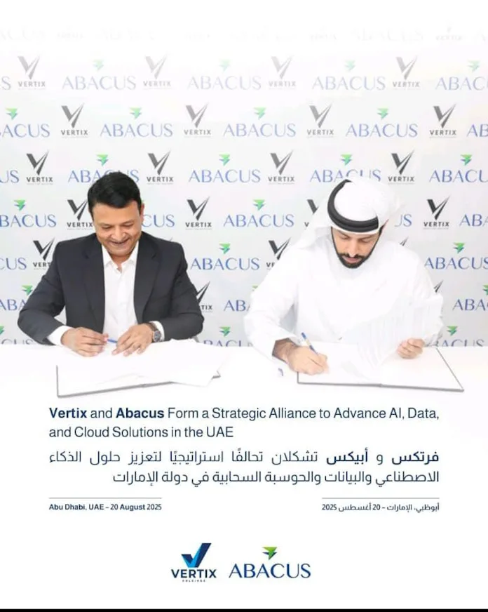 Vertix-Auditing- Abacus-1-20250901 Vertix Auditing and Abacus Forge Strategic Alliance to Offer AI, Data and Cloud Services in the Region