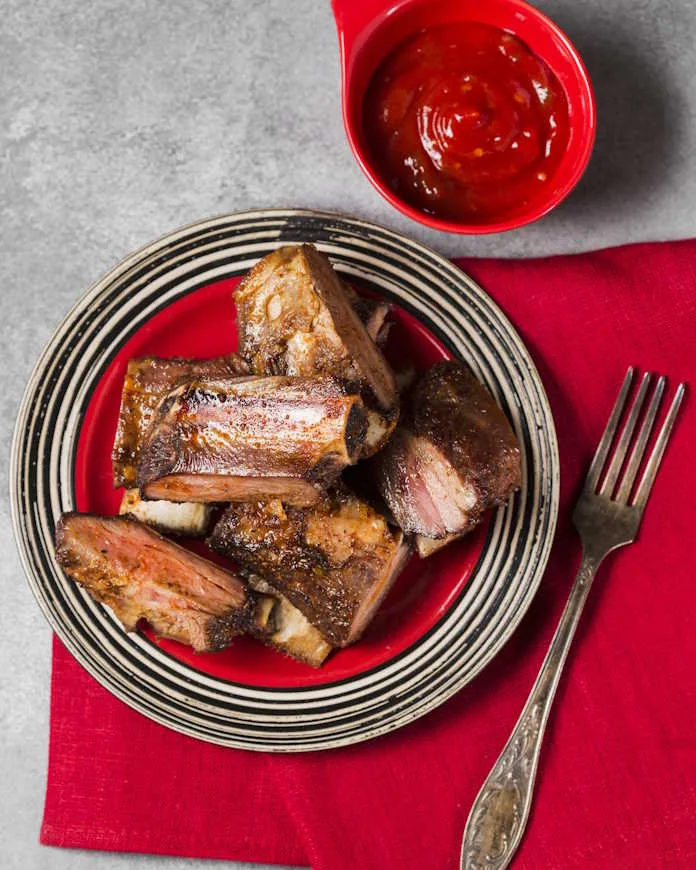 KwaZulu-Natal Green mango and curry leaf Sheba served with pork ribs
