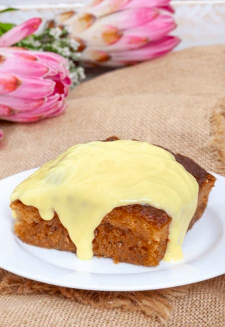 Malva Pudding with Ginger Soda Sauce