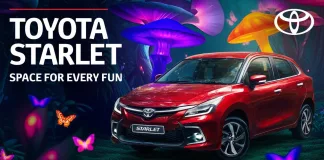 Get swept off to worlds unknown in the new Toyota Starlet campaign Toyota Starlet campaign
