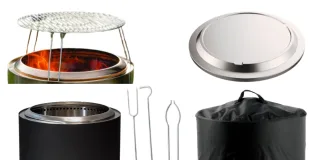 Helios Smokeless Fire Pit Kit