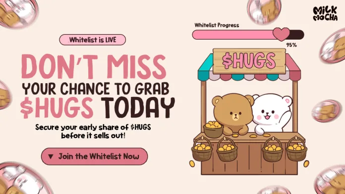 MilkMocha_HUGS-001-251015 Milk & Mocha ($HUGS) Crypto Presale Whitelist Is Vanishing Fast - Why This Might Be the Best 100x Token of 2025