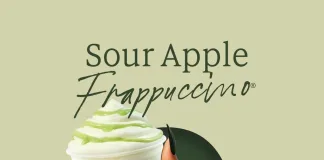 Sour Apple Frappucino