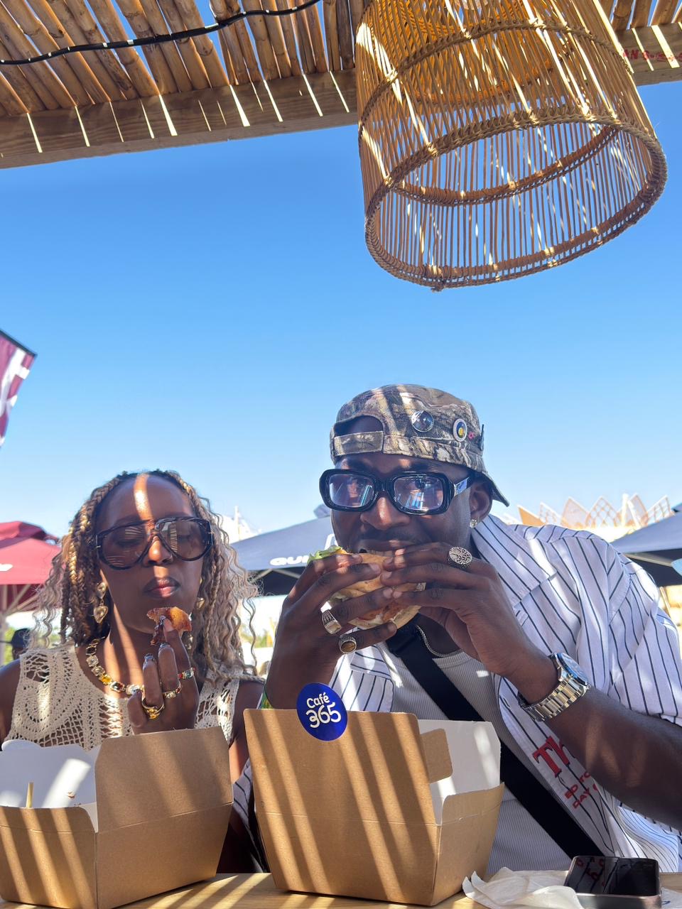 Café 365 serving up fresh festival bites, from muffins to burgers and chicken strips.JPG