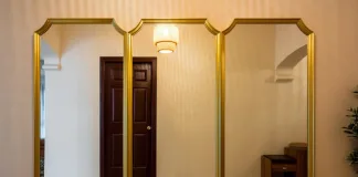 Floor and Wall Mirrors That Open Up Space