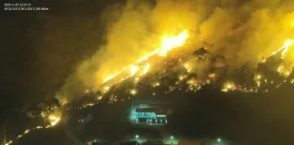 Firefighter fighting fires in the Greater Overberg