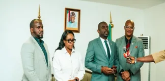 The Honourable Dr. Geoffrey Ian Hanley, Deputy Prime Minister, The Honourable Samal Mojah Duggins, Minister of Agriculture, The Honourable Lanien Blanchette, Speaker of the National Assembly