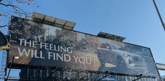 Mazda Brings the Feeling Will Find You with South Africa’s First-Ever Bubble Billboard Mazda Brings the Feeling Will Find You with South Africa’s First-Ever Bubble Billboard
