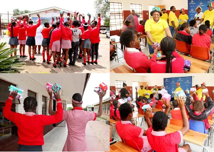 Time Square staff tackle period poverty to keep girls in school Time Square staff tackle period poverty to keep girls in school