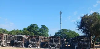 Police Investigate Fire That Destroyed Ten Buses in Barberton Police Investigate Fire That Destroyed Ten Buses in Barberton