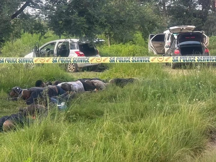 603020640_1291711476313823_1401150444983352160_n Eight Arrested in Mpumalanga Raid, Weapons and Stolen Vehicles Seized