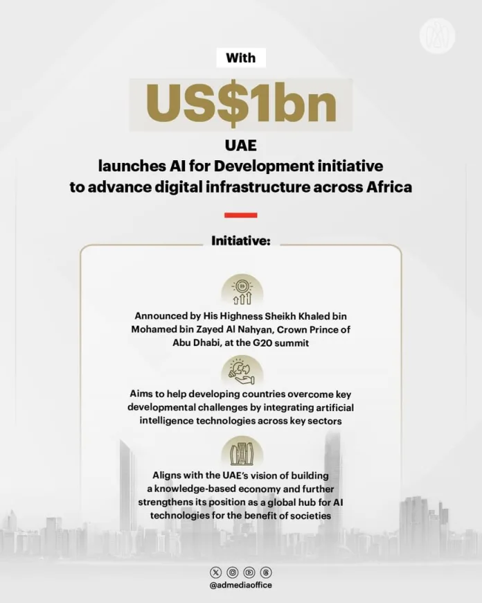 UAE launches US$1 billion 'AI for Development' initiative to advance digital infrastructure across Africa