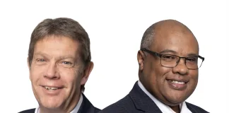 Left to Right: Ald RW 'Boffie' Strydom (Executive Mayor), Mr David Joubert (Municipal Manager)