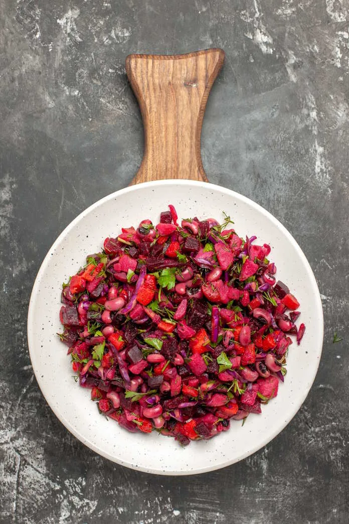 Roast beetroot salad