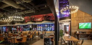 Burgers and beers with the best seats for the big game at Traders
