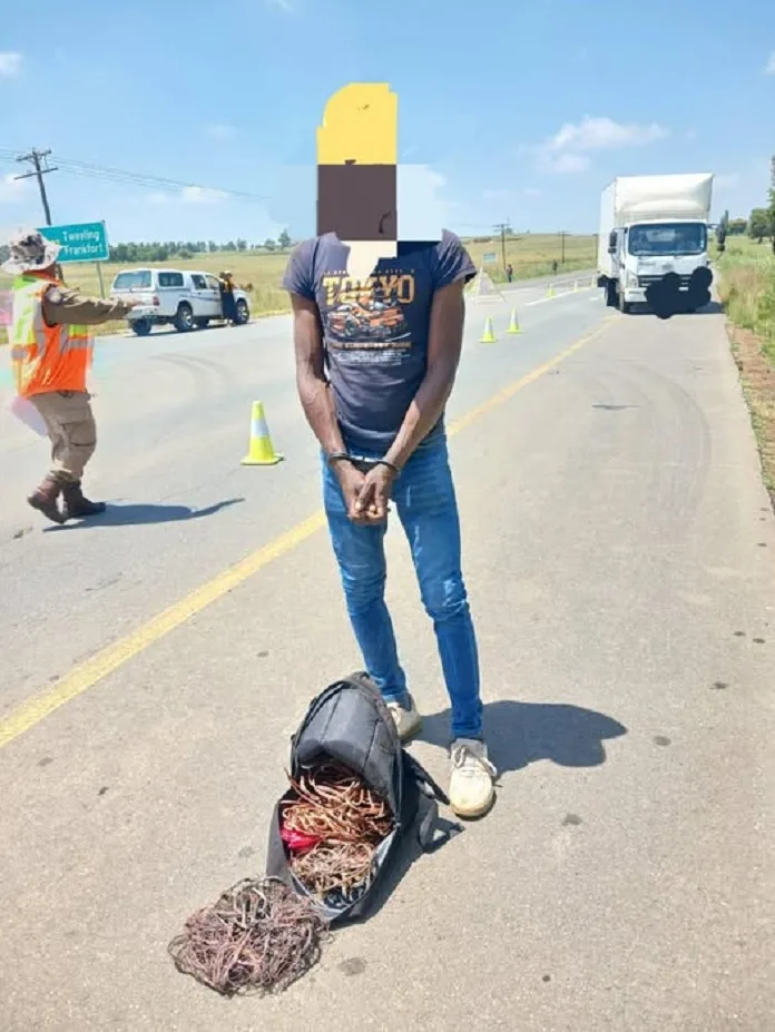 623397597_1321526766665627_3647479257179882337_n Police Arrest Man with Stolen Copper Wire