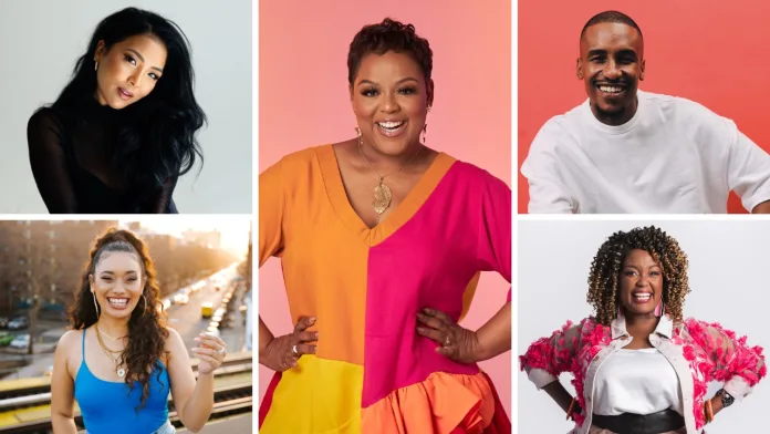 Chanely Wong, Kim Jayde, Carol Ofori, Kgosi Rankhumise and Philicity Reeken