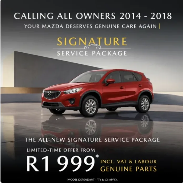 Mazda Introduces Signature Service Package For Out-Of-Warranty Vehicles Mazda Introduces Signature Service Package For Out-Of-Warranty Vehicles