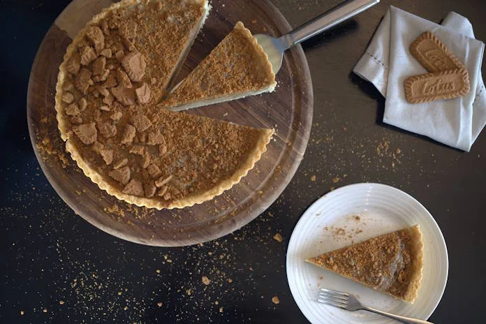 Biscoff Lotus milk tart