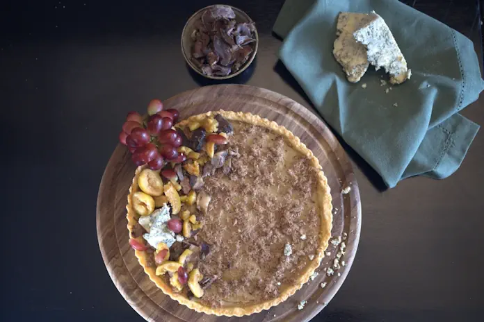 Biltong savoury milk tart
