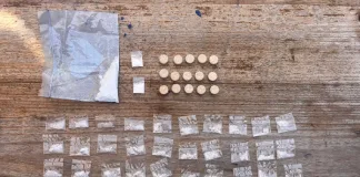 Public Order Policing Arrest Suspect for Drug Possession