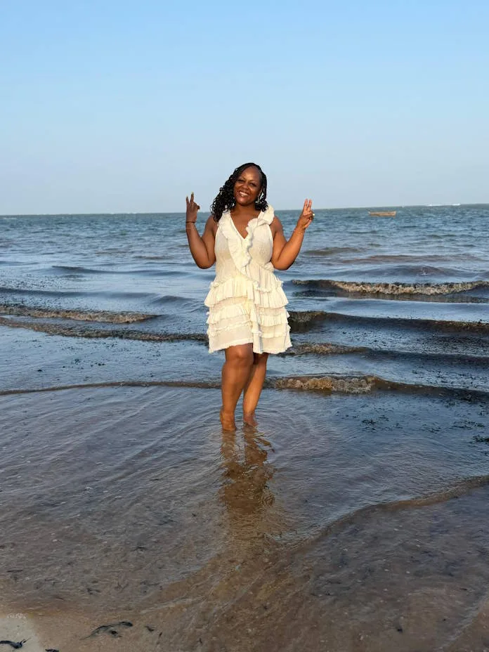 Carol Ofori in Malindi