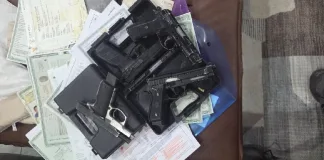 Two Suspects Arrested for Possession of Firearms
