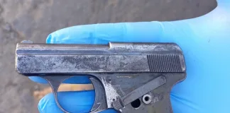 Unlicensed Firearm with Filed-Off Serial Number Seized Unlicensed Firearm with Filed-Off Serial Number Seized