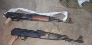 Police Seize AK47 Rifles and Ammunition, Arrest Two Foreign Nationals