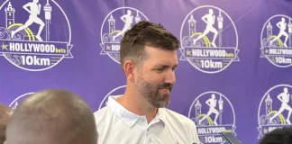 Hollywood Athletics Club Manager Brett Goodwin