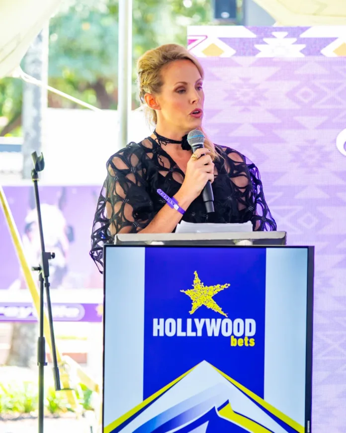 Kathrin Kidger fashion designer at the reveal of the theme