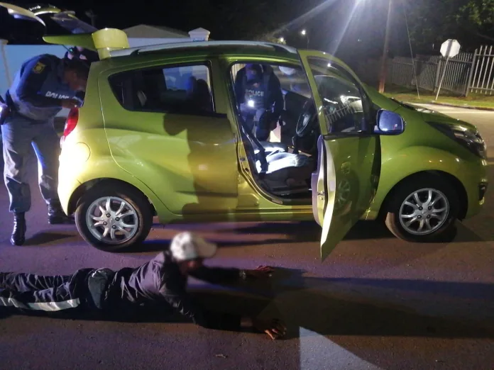 672030435_1382981063853530_2758952625303253451_n Two Arrested, Hijacked Vehicle Recovered Hours After