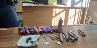 Unannounced School Safety Operation at E.Z. Kabane Senior Secondary School Recovers Knives, Cocaine, and Dagga Unannounced School Safety Operation at E.Z. Kabane Senior Secondary School Recovers Knives, Cocaine, and Dagga