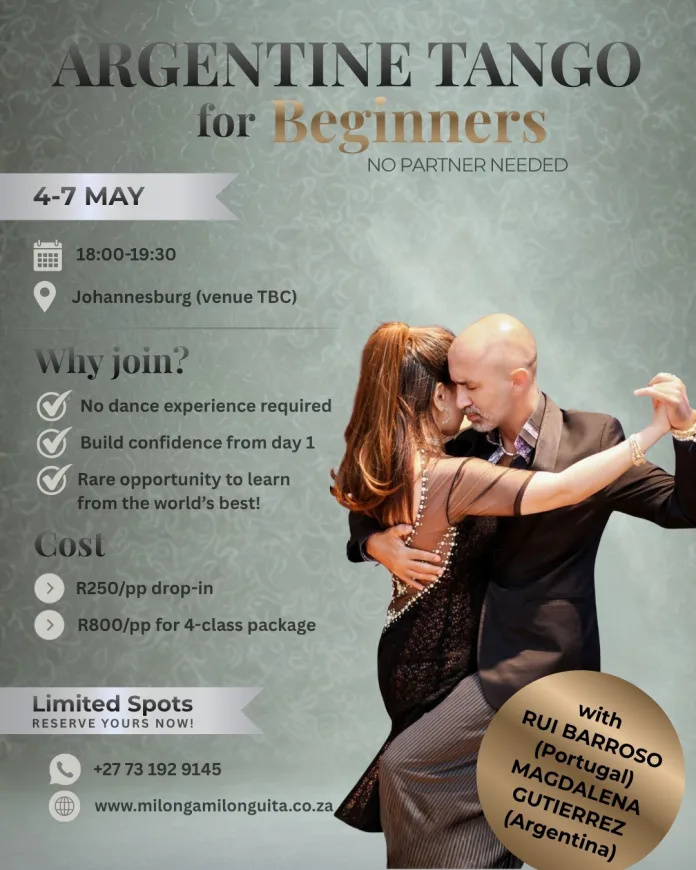 Beginners-Poster-002 Rui Barroso of Portugal and Magdalena Gutiérrez of Argentina