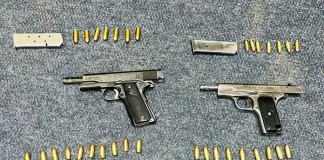 Police Arrest Man With Two Illegal Firearms