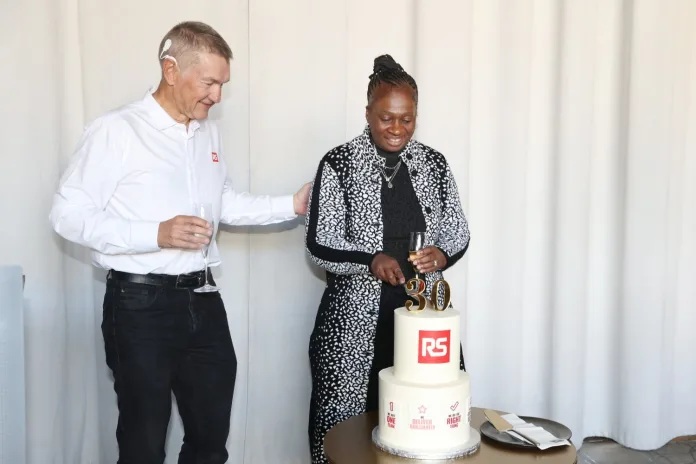 Brian Andrew and Tsakani Jonas the first employee at RS South Africa