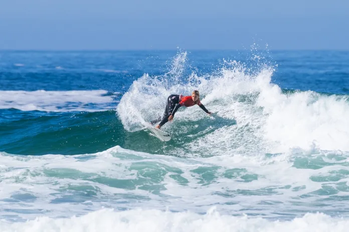 Louise Lepront (Scottburgh) in action at the 2025 event in Victoria Bay © Kody McGregor