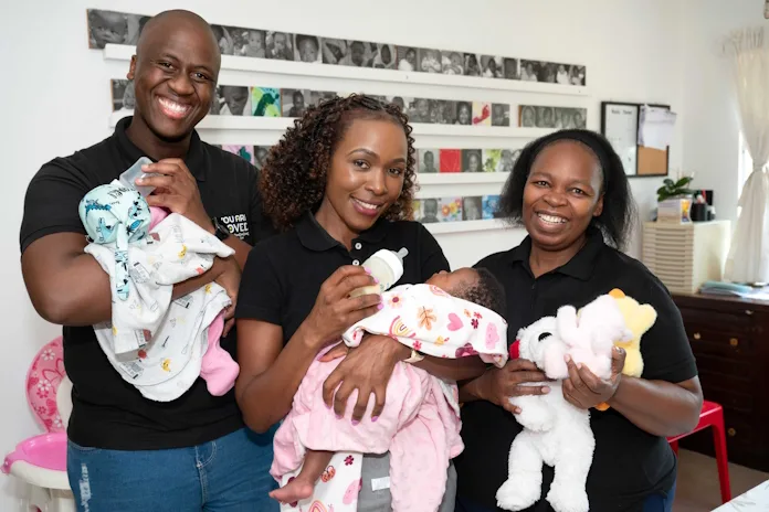 iThemba Lethu has been announced as the official race charity for this year’s Durban SPAR Women’s 10 / 5km Challenge which takes place on Sunday 28 June. Pictured at the announcement are Sfundo Cele  (Financial Administrator iThemba Lethu) ; Nozipho Mkhize (SPAR KZN Advertising & Sponsorship Manager) and Nobuhle Ngcobo (Night Carer – iThemba Lethu). Picture by Val Adamson 