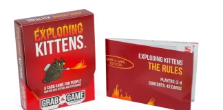 Games on the Go for Mother’s Day Exploding Kittens grab and go