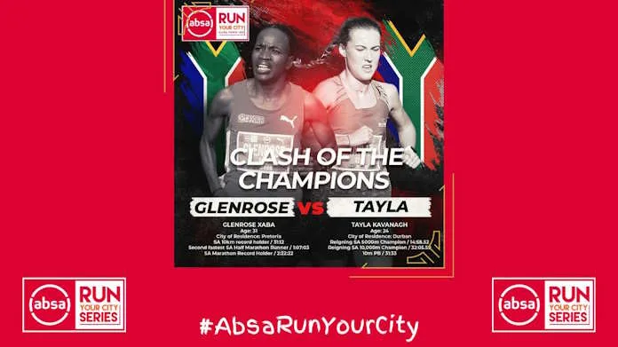 Clash of the Champions - Xaba vs Kavanagh at the Absa RUN YOUR CITY CAPE TOWN 10K