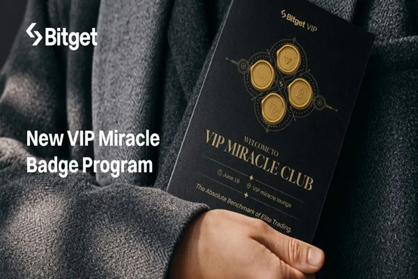 Bitget Bitget Rewards Cross-Market Trading With New VIP Miracle Badge Program