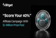 Bitget Launches “Score Your 40%” Affiliate Campaign With $1 Million Prize Pool