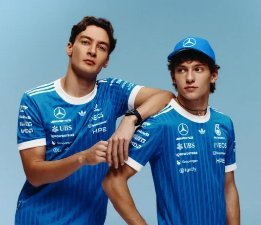 ADIDAS AND MERCEDES-AMG PETRONAS F1 TEAM UNVEIL BLUE WONDER COLLECTION – HONORING MOTORSPORT LEGACY FOR THE TEAM AND FANS WHO CARRY IT FORWARD ADIDAS AND MERCEDES-AMG PETRONAS F1 TEAM UNVEIL BLUE WONDER COLLECTION - HONORING MOTORSPORT LEGACY FOR THE TEAM AND FANS WHO CARRY IT FORWARD