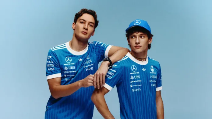 ADIDAS AND MERCEDES-AMG PETRONAS F1 TEAM UNVEIL BLUE WONDER COLLECTION – HONORING MOTORSPORT LEGACY FOR THE TEAM AND FANS WHO CARRY IT FORWARD ADIDAS AND MERCEDES-AMG PETRONAS F1 TEAM UNVEIL BLUE WONDER COLLECTION – HONORING MOTORSPORT LEGACY FOR THE TEAM AND FANS WHO CARRY IT FORWARD