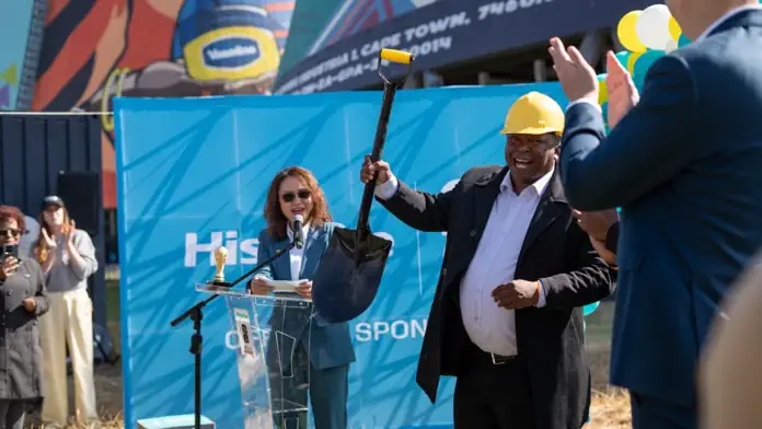 Hisense SA Launches Landmark Soweto Soccer Pitch Development with a Bafana Bafana Wish from the Community Hisense SA Launches Landmark Soweto Soccer Pitch Development with a Bafana Bafana Wish from the Community