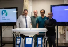 Weelee Supports Groundbreaking Liver Perfusion Technology at Wits Donald Gordon Medical Centre – First in Africa Dr Bilal Bobat, Prof Jerome Loveland, Dr Sharan Rambarran and Dr Dinen Parbhoo