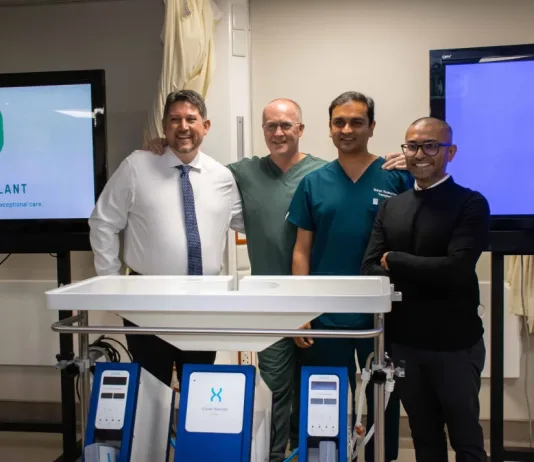 Weelee Supports Groundbreaking Liver Perfusion Technology at Wits Donald Gordon Medical Centre – First in Africa Dr Bilal Bobat, Prof Jerome Loveland, Dr Sharan Rambarran and Dr Dinen Parbhoo