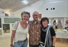 Plettenberg Bay Arts Association presents two exhibitions at Plett Arts Festival 2026 Guests at the Plett Art Association grand opening at the Plett Arts Festival